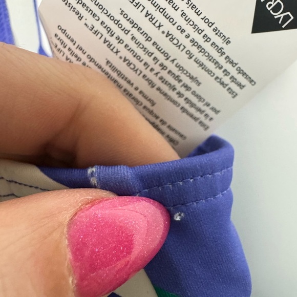 NWT Lands’ End Women's Square Neck Underwire Tankini Swimsuit Top Size 4 - Picture 11 of 11